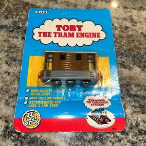 Toby The Tram Engine 1989 ERTL Thomas and Friends 1012 Diecast Toy Vintage